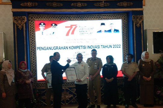 DPMPTSP Raih Penghargaan Inovasi Tingkat Kota Palembang Tahun 2022